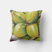 ヴィンテージトロピカルココナッツパームクッション クッション (裏面)