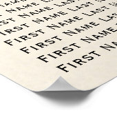 ヴィンテージトロピカルココナッツ&ハイビスカス結婚ズシート ポスター (角)