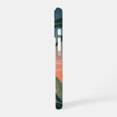 ヴィンテージトロピカルサンセット iPhone 16ケース (左側面)