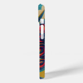 ヴィンテージトロピカルティキアンブレラドリンクルアウ（ハワイ式宴会）パーティー Case-Mate iPhoneケース (裏面 / 左)