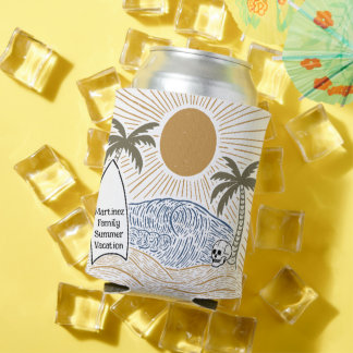 ヴィンテージトロピカルファミリー懇親会バケーションビーチ 缶クーラー