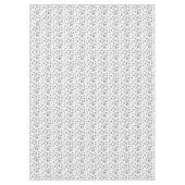 ヴィンテージトロピカルフルーツレモン花柄 テーブルクロス (正面)