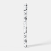 ヴィンテージトロピカルフルーツレモン花柄 iPhone 15ケース (右側面)
