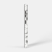 ヴィンテージトロピカルフルーツレモン花柄 SAMSUNG GALAXYケース (右側面)