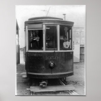 ヴィンテージトロリーポスター ポスター