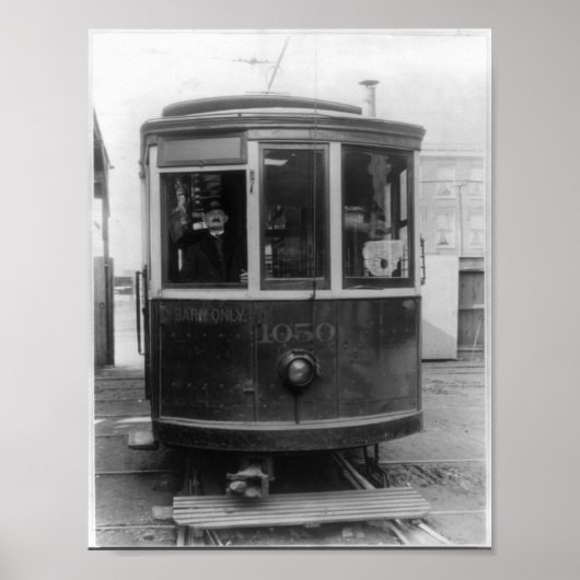 ヴィンテージトロリーポスター ポスター (正面)