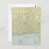 ヴィンテージトロントの地図（1901年） ポストカード (正面/裏面)