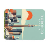 ヴィンテージトロントカナダ旅行記念品 マグネット (横)