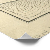 ヴィンテージトロント・カナダの地図（1880年） ポスター (角)