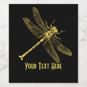 ヴィンテージトンフライイラストレーションII パーソナライズされた ワインラベル (シングルラベル)