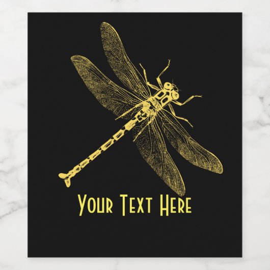 ヴィンテージトンフライイラストレーションII パーソナライズされた ワインラベル (シングルラベル)