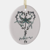 ヴィンテージトンフライハート信仰ホープ愛 セラミックオーナメント (右)