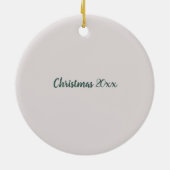 ヴィンテージトンフライハート信仰ホープ愛 セラミックオーナメント (裏面)