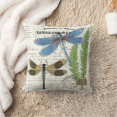 ヴィンテージトンフライファーンフランスのデコール装飾用クッション クッション (ブランケット)