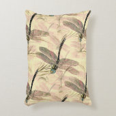 ヴィンテージトンフライプリント アクセントクッション (正面(垂直))