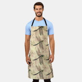ヴィンテージトンフライプリント エプロン (着用した状態)