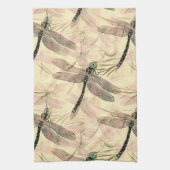 ヴィンテージトンフライプリント キッチンタオル (縦)