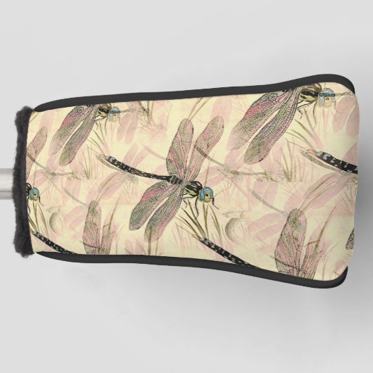 ヴィンテージトンフライプリント ゴルフヘッドカバー (正面)