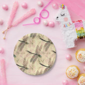 ヴィンテージトンフライプリント ペーパープレート (パーティー)