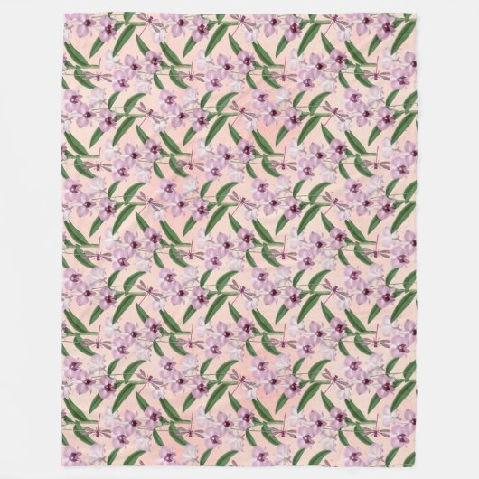 ヴィンテージトンフライ系デザイン13 フリースブランケット (正面)