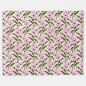 ヴィンテージトンフライ系デザイン13 フリースブランケット (正面(横))