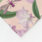 ヴィンテージトンフライ系デザイン13 フリースブランケット (角)