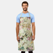 ヴィンテージトンフライ系デザイン14 エプロン (着用した状態)