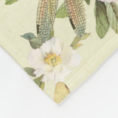 ヴィンテージトンフライ系デザイン14 フリースブランケット (角)