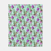 ヴィンテージトンフライ系デザイン15 フリースブランケット (正面)