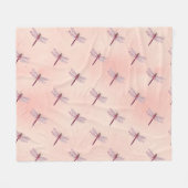 ヴィンテージトンフライ系デザイン2 フリースブランケット (正面(横))