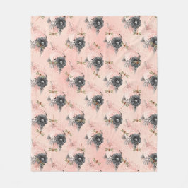 ヴィンテージトンフライ系デザイン4 フリースブランケット