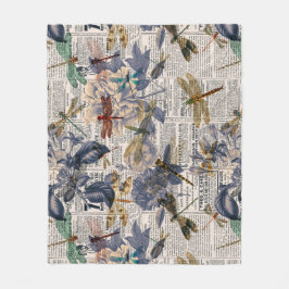 ヴィンテージトンフライ系デザイン5 フリースブランケット