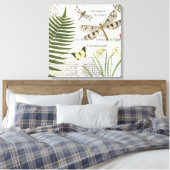 ヴィンテージトンボの引き伸ばしキャンバス キャンバスプリント (インサイチュ (寝室))