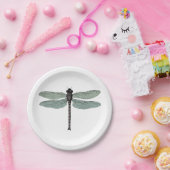 ヴィンテージトンボアンティーク ペーパープレート (パーティー)