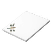 ヴィンテージトンボスケッチアンティーク昆虫工芸品 ノートパッド (回転)