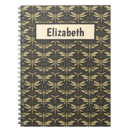 ヴィンテージトンボパーソナライズされたイ ノートブック