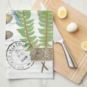 ヴィンテージトンボフランスのウシダ手拭 キッチンタオル (四つ折り)