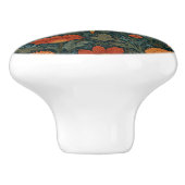 ヴィンテージトンボフローラグリーンリーbohoシック セラミックノブ (側面)