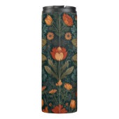 ヴィンテージトンボフローラグリーンリーbohoシック タンブラー (裏面)