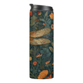 ヴィンテージトンボフローラグリーンリーbohoシック タンブラー (回転右)