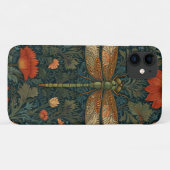 ヴィンテージトンボフローラグリーンリーbohoシック Case-Mate iPhoneケース (裏面(横))