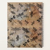 ヴィンテージトンボ動揺してイ昆虫学モノグラム プランナー手帳 (裏面)