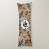 ヴィンテージトンボ動揺してイ昆虫学モノグラム ボディピロー (裏面 (縦))