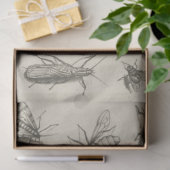 ヴィンテージトンボ昆虫減殺ティッシュペーパー 薄葉紙 (ギフト)