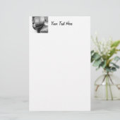 ヴィンテージトースターキッチンアートカスタム文房具 便箋 (スタンド正面)