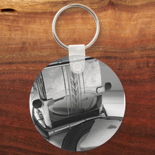 ヴィンテージトースターキッチンアートキーチェーン キーホルダー (正面)