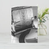 ヴィンテージトースター招待状テンプレート 招待状 (スタンド正面)