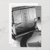 ヴィンテージトースター招待状テンプレート 招待状 (正面/裏面)