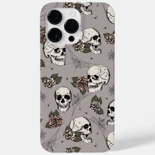 ヴィンテージトープスカルとバラ Case-Mate iPhone 14 PRO MAXケース
