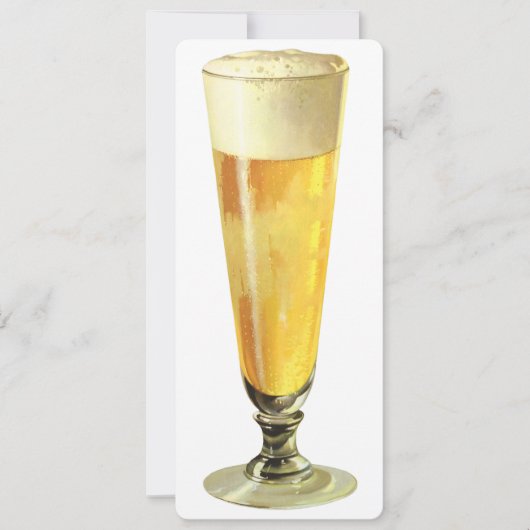 ヴィンテージトールビ霜の降りたー荷車を引くル、バチュラーパーティ 招待状 (正面)